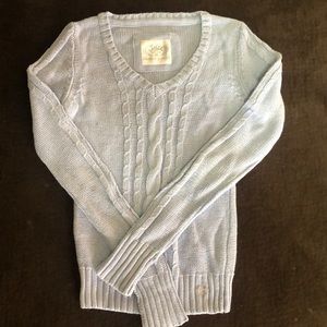 Justice Shirts & Tops - Justice Sparkly Cable Knit Light Blue Sweater Justice Shirts & Tops - Justice Sparkly Cable Knit Light Blue Sweater